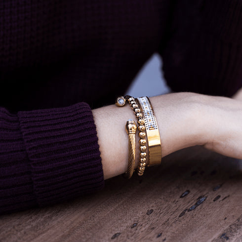 Euphorie | Or 18 carats | Or rose 18 carats | Bracelet Expression